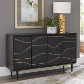 951009 Accent Cabinet in Graphite by Coaster