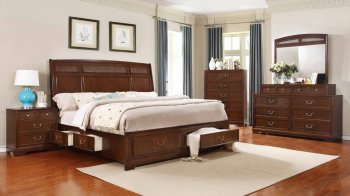 B5172 Bedroom in Warm Pecan w/Optional Casegoods [EGBS-B5172]