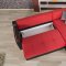 Divan Deluxe Sectional Sofa in Red Fabric by Casamode