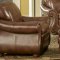 Leather Italia Pecan Duplin Sofa & Loveseat Set w/Options