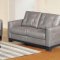 Corey Sofa in Grey Bonded Leather w/Optional Loveseat & Chair