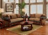 10301 Sofa in Mocha Chenille Fabric w/Options