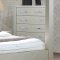 Parson Canopy Bedroom 5Pc Set in Platinum & Black w/Options