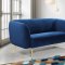 Harlow Sofa 685 in Navy Velvet Fabric by Meridian w/Options