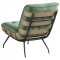 Aloma Accent Chair Set of 2 907502 in Green Velvet by Coaster