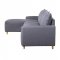 Marcin Sectional Sofa 51830 in Gray Fabric by Acme