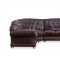 Apolo Sectional Sofa in Brown Leather by ESF w/Options