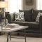 Emerson Sofa 504911 in Charcoal Fabric by Coaster w/Options