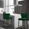 Kelly Counter Stool 791 Set of 2 Green Velvet Fabric by Meridian