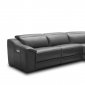 Nova Power Motion Sectional Sofa in Dark Grey by J&M