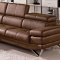 1218 Sectional Sofa in Brown Fabric by VIG