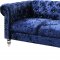 U9550 Sofa & Loveseat Set in Blue Velvet by Global w/Options