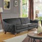 Daffodil Sofa 52610 in Vintage Gray Fabric by Acme w/Options