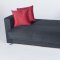 Tokyo Rainbow Black Sofa Bed in Fabric by Sunset w/Options