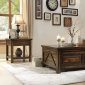 Mucia Coffee Table 83015 in Walnut by Acme w/Options