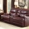 Risco Motion Sofa 8599BGD in Burgundy by Homelegance w/Options