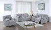 U5929 Power Motion Sofa & Loveseat Set in Gray Fabric by Global