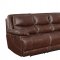 Pearson Power Reclining Sofa & Loveseat - Brown Leather