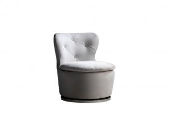 Lissa 8033 Genuine Leather Accent Chair by IDP Italia [IDCC-8033-CA-Lissa]