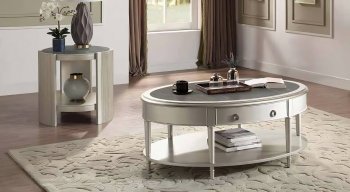 Kasa Coffee Table LV01502 in Champagne by Acme w/Options [AMCT-LV01502 Kasa]