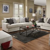 6548BR Sofa & Loveseat in Dillon Driftwood Fabric by Beautyrest