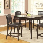 105231 Fischer Counter Height 5Pc Dining Set by Coaster