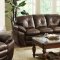 CM6630 Hastings Sofa in Brown Leather-Like Fabric w/Options