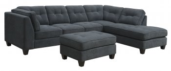 Patricia Sectional Sofa in Fabric w/Options [MSSS-Patricia]