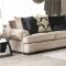 Yates Sofa SM9105 in Beige Woven Linen w/Options