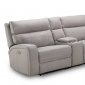 Cozy Power Motion Sectional Sofa 6Pc in Moonshine by J&M