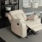 Avery Motion Sofa 645 in Beige Bonded Leather w/Optional Items