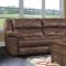 Gershwin Power Motion Sofa in Brown Fabric by NCFurniture