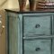 Orofino Accent Hallway Chest CM-AC147 Distressed Teal & Cherry