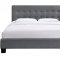 Caitlin Bed in Gray Fabric by Modway