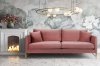 Massi Sofa TOV-S6165 in Rose Velvet Fabric by TOV Furniture