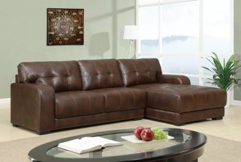 U11927 Sectional Sofa in Brown by Global Furniture USA [GFSS-U11927]