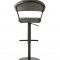 C218A-930 Barstool Set of 2 in Gray Eco Leather by J&M