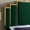 Hugo Bed in Green Velvet Fabric by Meridian