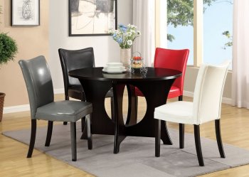 CM3178T Basca 5Pc Dinette Set w/Black Table & Options [FADS-CM3178T Basca]