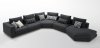 Bergen Sectional Sofa in Dark Fabric by VIG