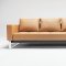 Cassius White Leatherette Sofa Bed Convertible by Innovation