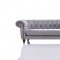 Alexandrina Sofa Set 3Pc in Grey Fabric by VIG