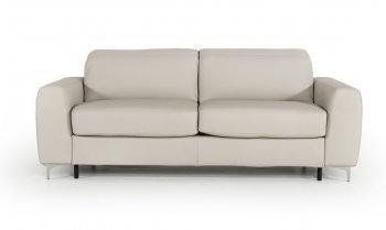 Tourquois Sofa Bed in Light Grey Full Leather by VIG [VGSB-Tourquois Light Grey]