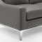 Harness Sofa in Gray Leather by Modway w/Options