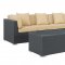 Signal Outdoor Patio Sectional 5Pc Set Choice of Color by Modway