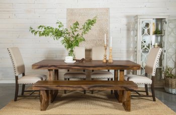 Paloma Dining Table in Rich Sienna 110561 by Coaster w/Options [CRDS-110561-109142 Paloma]