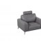 S269 Sofa in Dark Gray Leather by Beverly Hills w/Options