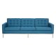 Florence Sofa FS90BUTW in Blue Twill Wool - LeisureMod w/Options