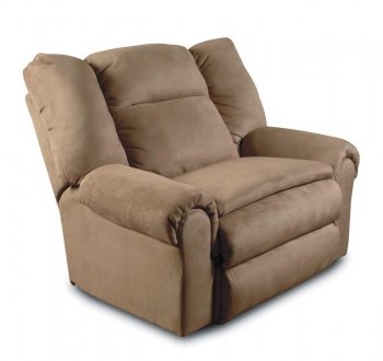 Tan Padded Micro Suede Traditional Recliner [HLRC-R850]