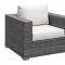 Somani CM-OS2128-7 Outdoor Sectional Sofa, Chair & Bench Set